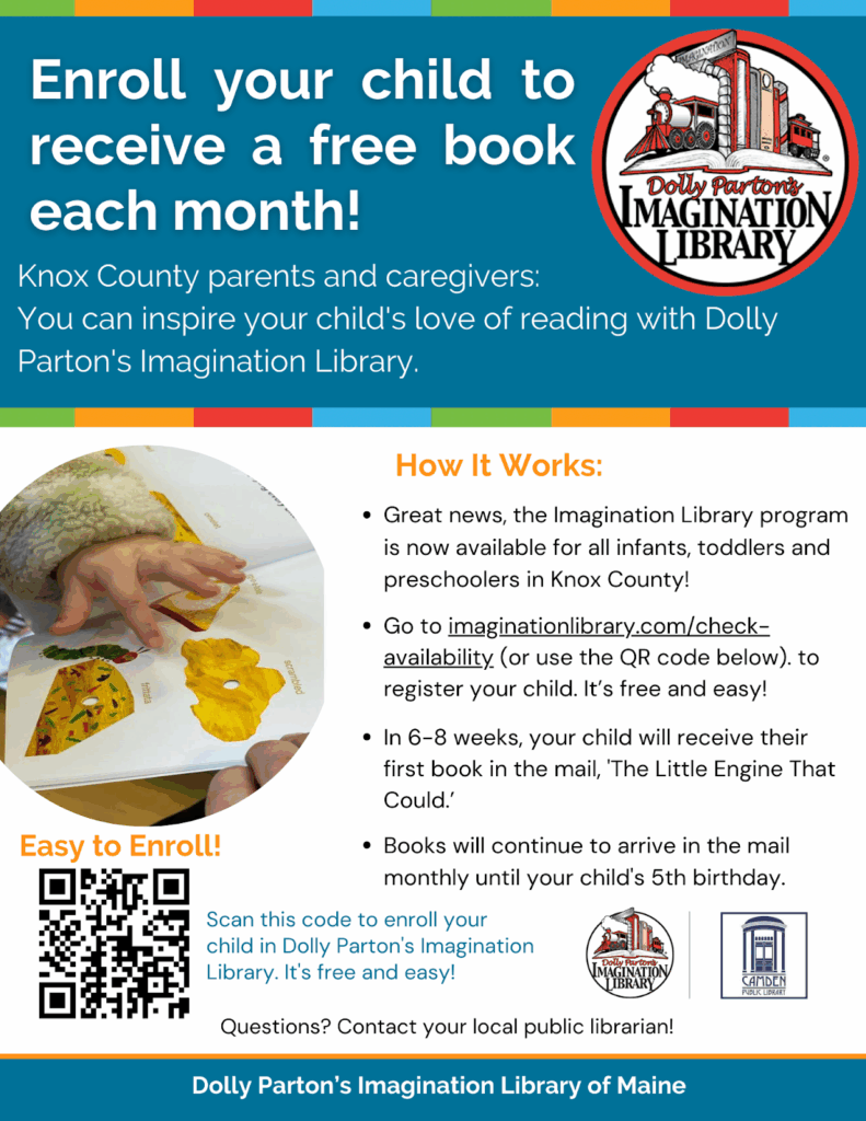 Dolly Parton's Imagination Library of maine
